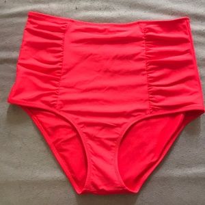 High waisted bikini bottom